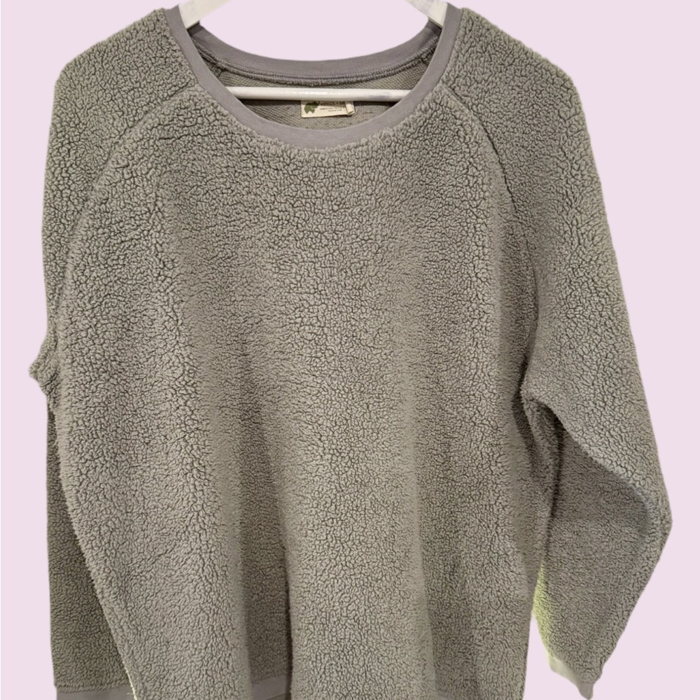 Soft & Cozy Gray Women's Crew Neck Fleece